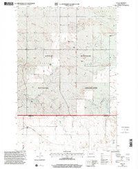 Ives North Dakota Historical topographic map, 1:24000 scale, 7.5 X 7.5 Minute, Year 1997
