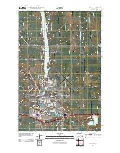 Jamestown North Dakota Historical topographic map, 1:24000 scale, 7.5 X 7.5 Minute, Year 2011