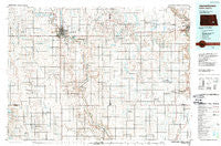 Jamestown North Dakota Historical topographic map, 1:100000 scale, 30 X 60 Minute, Year 1986