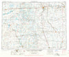 Jamestown North Dakota Historical topographic map, 1:250000 scale, 1 X 2 Degree, Year 1953