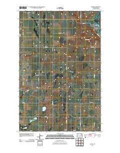 Jessie North Dakota Historical topographic map, 1:24000 scale, 7.5 X 7.5 Minute, Year 2011