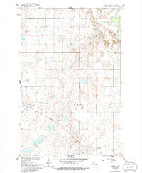 Jessie North Dakota Historical topographic map, 1:24000 scale, 7.5 X 7.5 Minute, Year 1961