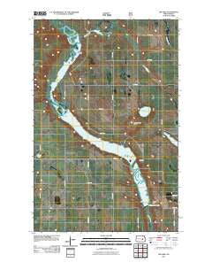 Jim Lake North Dakota Historical topographic map, 1:24000 scale, 7.5 X 7.5 Minute, Year 2011