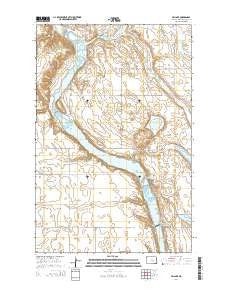 Jim Lake North Dakota Current topographic map, 1:24000 scale, 7.5 X 7.5 Minute, Year 2014