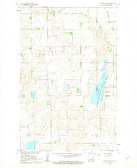 Johnson Lake North Dakota Historical topographic map, 1:24000 scale, 7.5 X 7.5 Minute, Year 1961