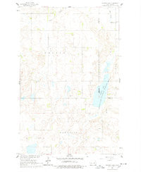 Johnson Lake North Dakota Historical topographic map, 1:24000 scale, 7.5 X 7.5 Minute, Year 1961