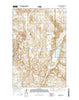 Johnson Lake North Dakota Current topographic map, 1:24000 scale, 7.5 X 7.5 Minute, Year 2014