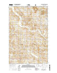 Johnsons Corner North Dakota Current topographic map, 1:24000 scale, 7.5 X 7.5 Minute, Year 2014