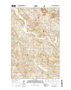 Johnsons Corner North Dakota Current topographic map, 1:24000 scale, 7.5 X 7.5 Minute, Year 2014