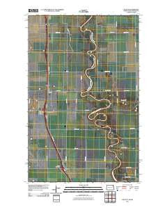 Joliette North Dakota Historical topographic map, 1:24000 scale, 7.5 X 7.5 Minute, Year 2011