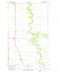 Joliette North Dakota Historical topographic map, 1:24000 scale, 7.5 X 7.5 Minute, Year 1972