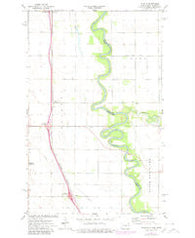 Joliette North Dakota Historical topographic map, 1:24000 scale, 7.5 X 7.5 Minute, Year 1972