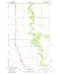 Joliette North Dakota Historical topographic map, 1:24000 scale, 7.5 X 7.5 Minute, Year 1972