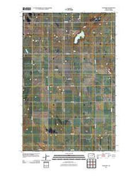 Josephine North Dakota Historical topographic map, 1:24000 scale, 7.5 X 7.5 Minute, Year 2011