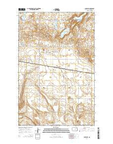 Josephine North Dakota Current topographic map, 1:24000 scale, 7.5 X 7.5 Minute, Year 2014