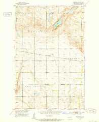Josephine North Dakota Historical topographic map, 1:24000 scale, 7.5 X 7.5 Minute, Year 1951