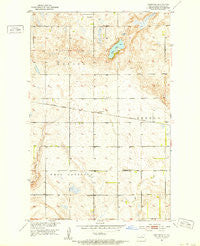 Josephine North Dakota Historical topographic map, 1:24000 scale, 7.5 X 7.5 Minute, Year 1951