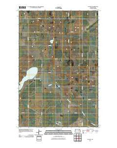 Juanita North Dakota Historical topographic map, 1:24000 scale, 7.5 X 7.5 Minute, Year 2011