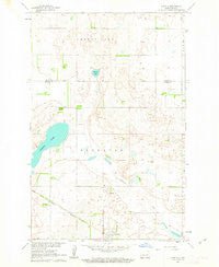 Juanita North Dakota Historical topographic map, 1:24000 scale, 7.5 X 7.5 Minute, Year 1961