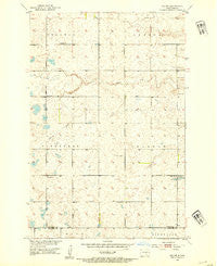 Jud NW North Dakota Historical topographic map, 1:24000 scale, 7.5 X 7.5 Minute, Year 1952