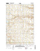 Jud NW North Dakota Current topographic map, 1:24000 scale, 7.5 X 7.5 Minute, Year 2014