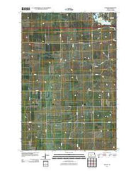 Judson North Dakota Historical topographic map, 1:24000 scale, 7.5 X 7.5 Minute, Year 2011
