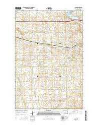 Judson North Dakota Current topographic map, 1:24000 scale, 7.5 X 7.5 Minute, Year 2014