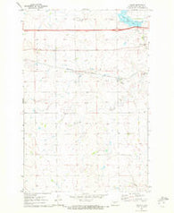 Judson North Dakota Historical topographic map, 1:24000 scale, 7.5 X 7.5 Minute, Year 1970