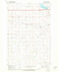 Judson North Dakota Historical topographic map, 1:24000 scale, 7.5 X 7.5 Minute, Year 1970