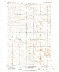 Jung Lake North Dakota Historical topographic map, 1:24000 scale, 7.5 X 7.5 Minute, Year 1973