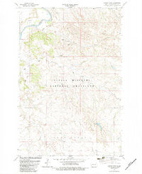 Juniper Spur North Dakota Historical topographic map, 1:24000 scale, 7.5 X 7.5 Minute, Year 1982