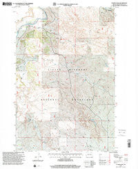 Juniper Spur North Dakota Historical topographic map, 1:24000 scale, 7.5 X 7.5 Minute, Year 1997