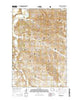 Juniper Spur North Dakota Current topographic map, 1:24000 scale, 7.5 X 7.5 Minute, Year 2014