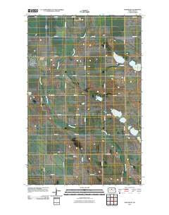 Karlsruhe North Dakota Historical topographic map, 1:24000 scale, 7.5 X 7.5 Minute, Year 2011