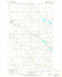Karlsruhe North Dakota Historical topographic map, 1:24000 scale, 7.5 X 7.5 Minute, Year 1957