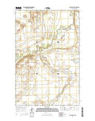 Karlsruhe NE North Dakota Current topographic map, 1:24000 scale, 7.5 X 7.5 Minute, Year 2014
