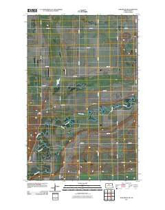 Karlsruhe NW North Dakota Historical topographic map, 1:24000 scale, 7.5 X 7.5 Minute, Year 2011
