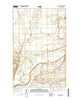 Karlsruhe NW North Dakota Current topographic map, 1:24000 scale, 7.5 X 7.5 Minute, Year 2014