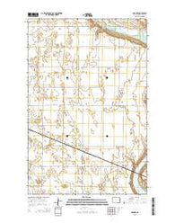 Karnak North Dakota Current topographic map, 1:24000 scale, 7.5 X 7.5 Minute, Year 2014