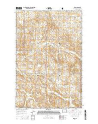 Keene North Dakota Current topographic map, 1:24000 scale, 7.5 X 7.5 Minute, Year 2014