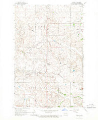 Keene North Dakota Historical topographic map, 1:24000 scale, 7.5 X 7.5 Minute, Year 1965