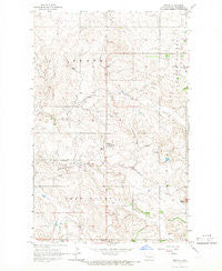 Keene North Dakota Historical topographic map, 1:24000 scale, 7.5 X 7.5 Minute, Year 1965