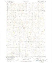 Keever Butte North Dakota Historical topographic map, 1:24000 scale, 7.5 X 7.5 Minute, Year 1975