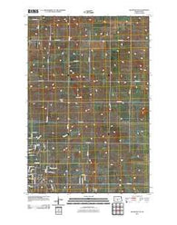 Keever Butte North Dakota Historical topographic map, 1:24000 scale, 7.5 X 7.5 Minute, Year 2011