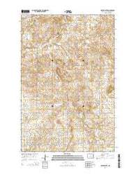 Keever Butte North Dakota Current topographic map, 1:24000 scale, 7.5 X 7.5 Minute, Year 2014
