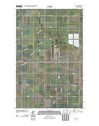 Kelly North Dakota Historical topographic map, 1:24000 scale, 7.5 X 7.5 Minute, Year 2011