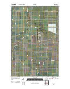 Kelly North Dakota Historical topographic map, 1:24000 scale, 7.5 X 7.5 Minute, Year 2011