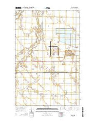Kelly North Dakota Current topographic map, 1:24000 scale, 7.5 X 7.5 Minute, Year 2014