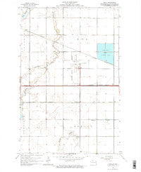 Kelly North Dakota Historical topographic map, 1:24000 scale, 7.5 X 7.5 Minute, Year 1963