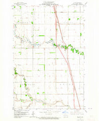 Kelso North Dakota Historical topographic map, 1:24000 scale, 7.5 X 7.5 Minute, Year 1963